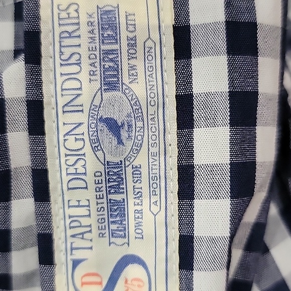 Staple Black and White Casual Button Down Shirt - Picture 9 of 9